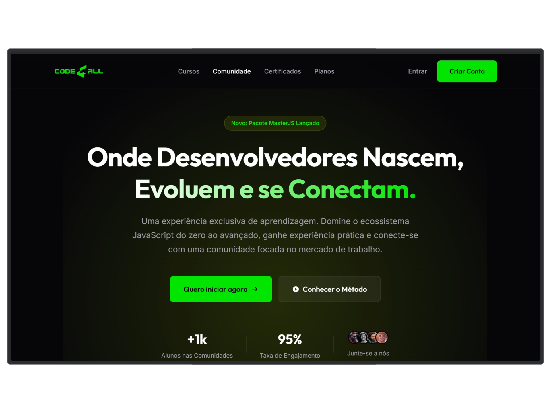 CODE4ALL Mockup